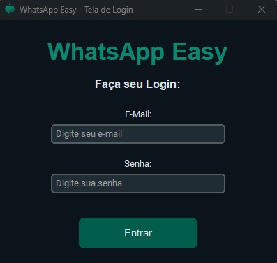 Tela de Login Segura